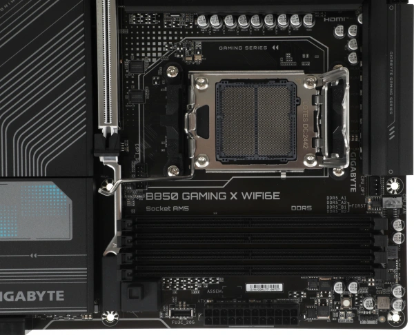 Материнская плата Gigabyte B850 GAMING X WIFI6E SocketAM5 AMD B850 4xDDR5 ATX AC`97 8ch(7.1) 2.5Gg RAID+DP
