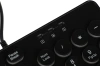 Клавиатура Оклик 420MRL черный USB slim Multimedia LED