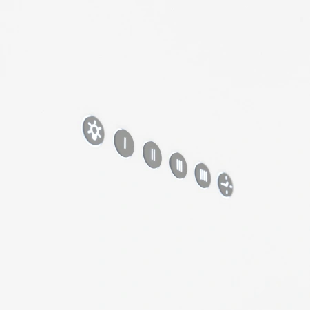 Вытяжка каминная Elikor Метеорит 60П-700-Э4Д белый управление: электронное (1 мотор)