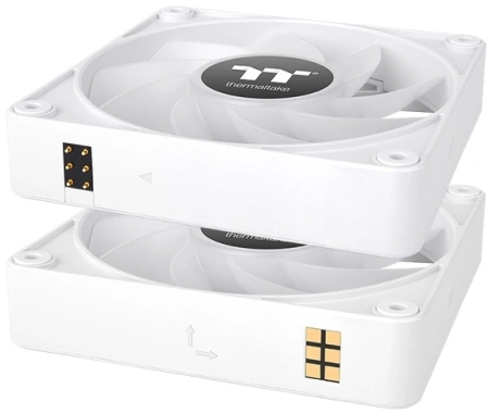 Вентилятор для корпуса Thermaltake CT120 EX Sync ARGB 120х120x25 белый 4-pin 28.5дБ (упак.:3шт) (CL-F190-PL12SW-A) Ret
