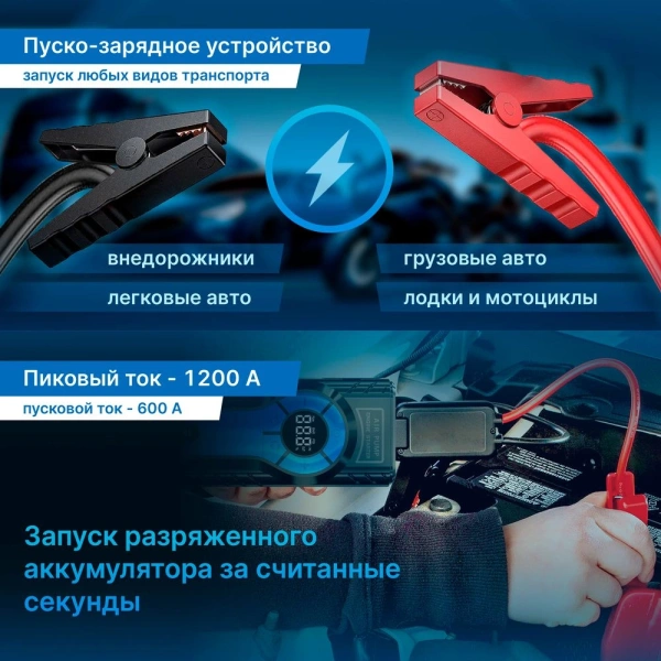 Автомобильный компрессор TrendVision Start Compressor шланг 0.10м