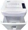 Шредер Office Kit S215N 3,9x38 белый (секр.P-4) фрагменты 22лист. 35лтр. скрепки скобы пл.карты CD