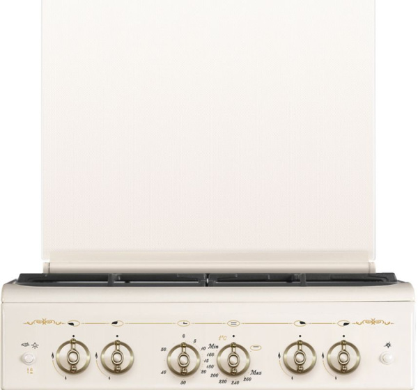 Плита Газовая Gefest ПГ 5100-02 0182 бежевый реш.чугун