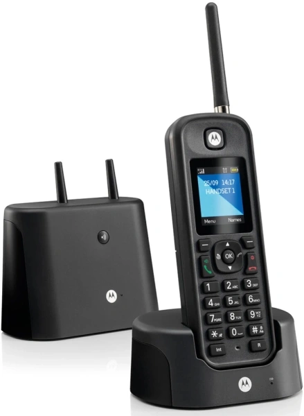 Р/Телефон Dect Motorola O201 черный АОН