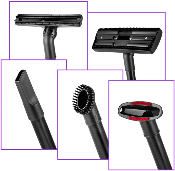 Пылесос Kitfort КТ-5144 1200Вт черный/фиолетовый