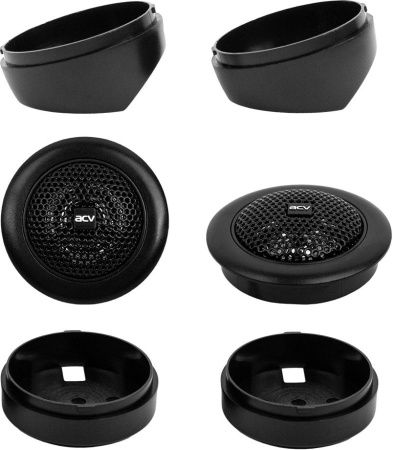Колонки автомобильные ACV PG-6.2S 200Вт 92дБ 4Ом 16см (6.5дюйм) (ком.:2кол.) компонентные двухполосн