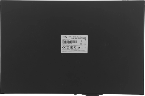 Коммутатор Cudy FS1018PS1 (L2) 16x100Мбит/с 2x1Гбит/с 1SFP 16PoE+ 200W неуправляемый