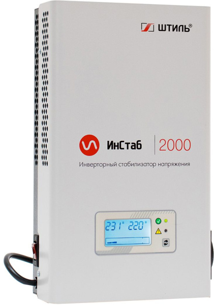 Стабилизатор напряжения Штиль ИнСтаб IS2000 1500Вт 2000ВА белый