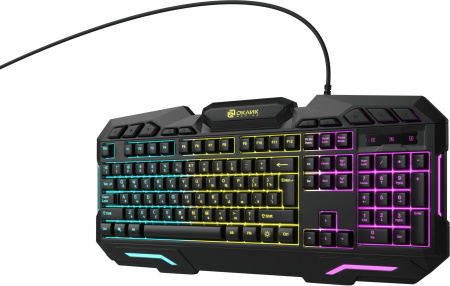 Клавиатура Оклик 700G Dynasty черный USB Multimedia for gamer LED