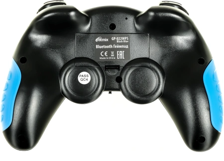 Геймпад Ritmix GP-022WPS черный/синий USB Беспроводной виброотдача обратная связь