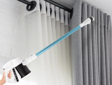 Пылесос Polaris HandStick Pro PVCS 4000 450Вт белый/бирюзовый