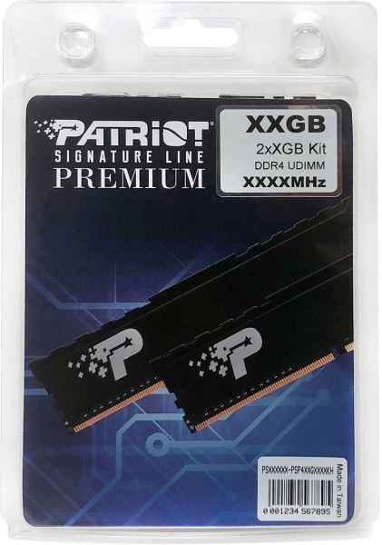 Память DDR4 2x8GB 3200MHz Patriot PSP416G3200KH1 Signature RTL PC4-25600 CL22 DIMM 288-pin 1.2В kit