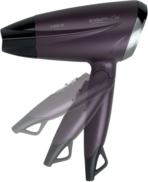 Фен Scarlett SC-HD70IT13 1400Вт фиолетовый/черный
