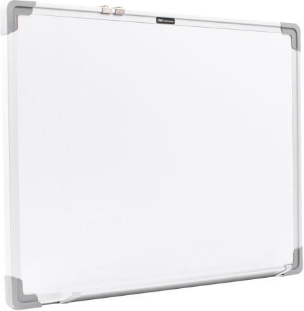 Доска магнитно-маркерная Deli E39032A лак белый 60x45см алюминиевая рама