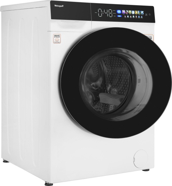 Стиральная машина Weissgauff Premium WM 999 Full Touch DC Inverter Steam класс: A+++ загр.фронтальная макс.:10кг белый инвертер