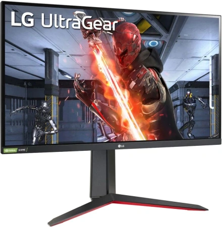Монитор LG 27" UltraGear 27GN650-B черный/красный IPS LED 16:9 HDMI матовая HAS Piv 1000:1 350cd 178гр/178гр 1920x1080 144Hz G-Sync DP FHD 7.2кг