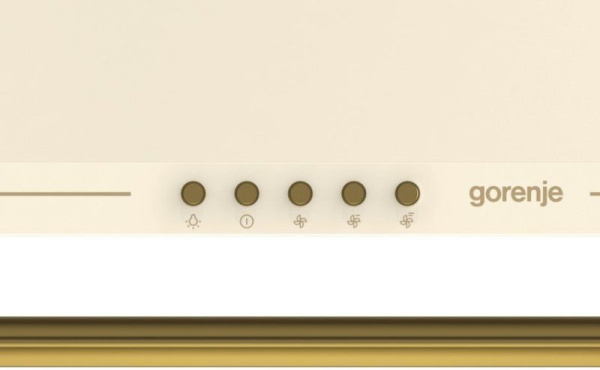Вытяжка каминная Gorenje Classico WHC63CLI бежевый управление: кнопочное (1 мотор)