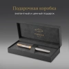 Ручка перьев. Parker Sonnet Core F527 (CW1931504) Stainless Steel GT F сталь нержавеющая подар.кор.