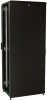 Шкаф коммутационный WRline (WR-TT-2766-AS-RAL9004) напольный 27U 600x600мм пер.дв.стекл задн.дв.стал.лист 2 бок.пан. направл.под винты 800кг черный 510мм 1388мм IP20 сталь