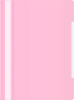 Папка-скоросшиватель Бюрократ Pastel -PSLPAST/PINK A4 прозрач.верх.лист пластик розовый 0.14/0.18