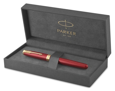 Ручка роллер Parker Sonnet Core T539 (CW1931475) LaqRed GT F черн. черн. подар.кор.