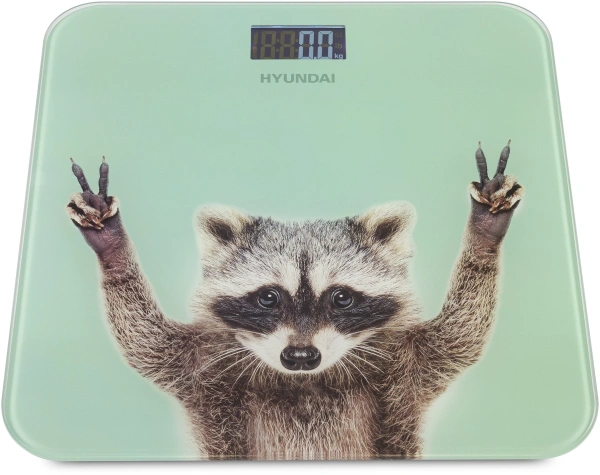 Весы напольные электронные Hyundai H-BS03589 макс.180кг мятный