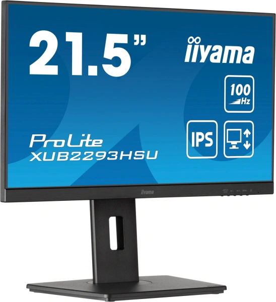 Монитор Iiyama 21.5" ProLite XUB2293HSU-B6 черный IPS LED 1ms 16:9 HDMI M/M матовая HAS Piv 1000:1 250cd 178гр/178гр 1920x1080 100Hz DP FHD USB 3.9кг