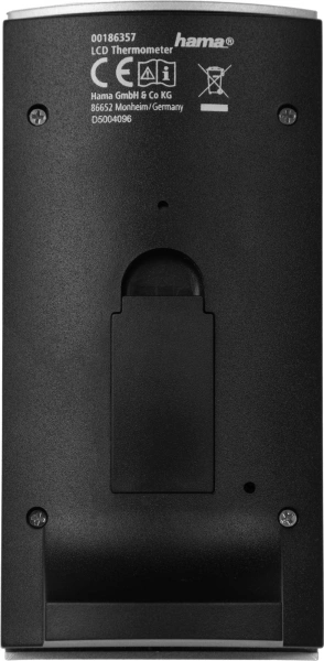 Термометр Hama H-186357 серебристый/черный