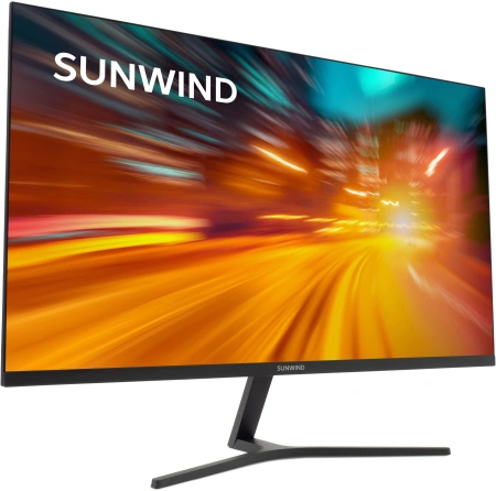 Монитор SunWind 27" SM-27FI223 IPS FHD чер 5ms HDMI DP VGA 100Hz 250cd Ex