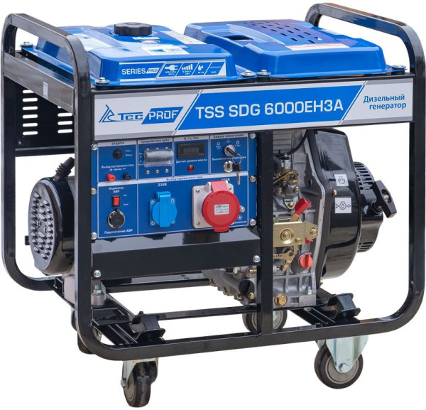 Генератор ТСС SDG 6000EH3A 6.5кВт
