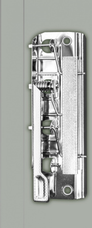 Папка метал.зажим Бюрократ -PZ05C A4 пластик 0.5мм торц.наклейка ассорти