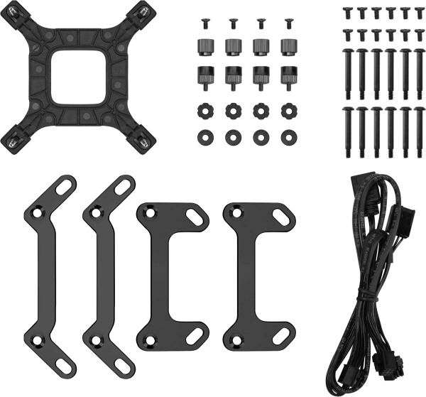 Система водяного охлаждения Deepcool LP360 ARGB Soc-AM5/AM4/1200/1700/1851 черный 4-pin 38.71dB Al LCD 350W 1716gr Ret (R-LP360-BKMSNC-G-1)