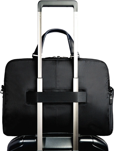 Сумка Piquadro Orion CA6624S136/N с отделением для ноутбука черный ткань/натур.кожа