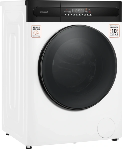 Стиральная машина Weissgauff WM 49411 Inverter Steam класс: A+++ загр.фронтальная макс.:11кг белый