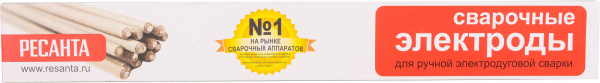 Электроды Ресанта МР-3 D4мм L450мм 1000гр (71/6/24)