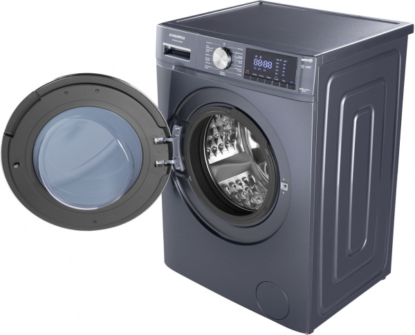 Стиральная машина Maunfeld MFWM1410SB02 класс: A+++ загр.фронтальная макс.:10кг темно-серебристый инвертер