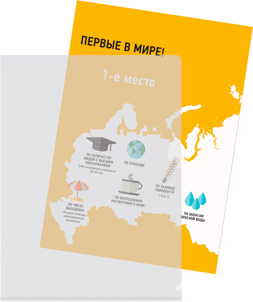 Папка-уголок Бюрократ -EE310/1CLEARA5 A5 пластик 0.15мм прозрачный