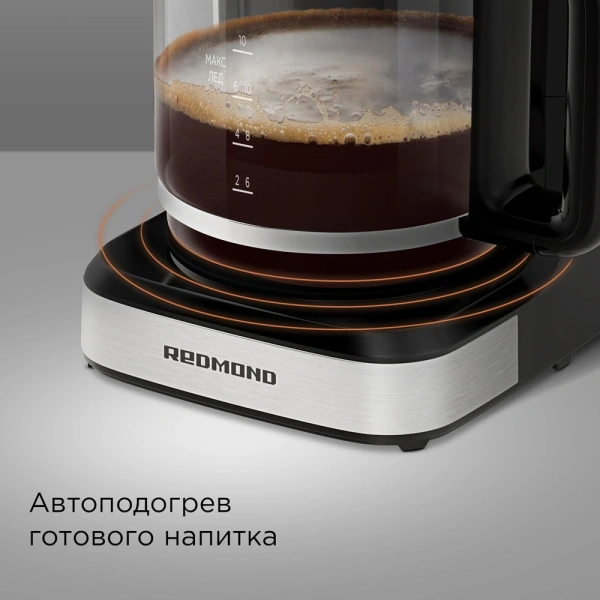 Кофеварка капельная Redmond CM712 900Вт черный