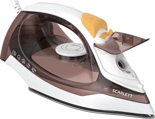 Утюг Scarlett SC-SI30K47 2200Вт коричневый/белый