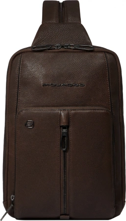 Рюкзак слинг мужской Piquadro Hedley CA6448W130/TM темно-коричневый кожа