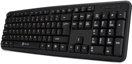 Клавиатура Оклик 130M черный USB