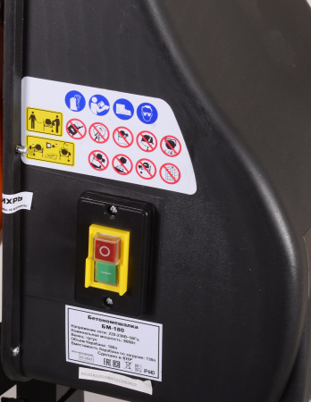 Бетономешалка Вихрь БМ-180 электрич. бар.:180л г.р.:130л 800Вт (74/1/4)