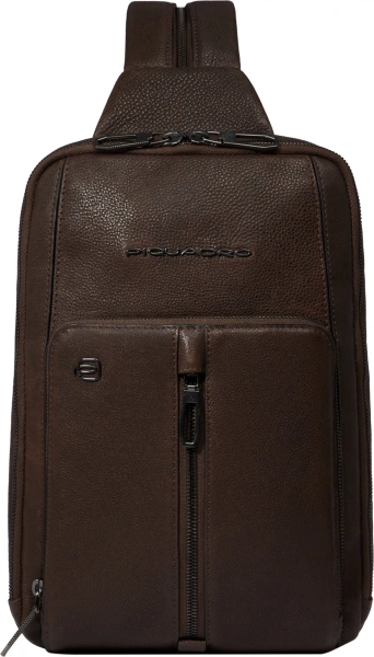Рюкзак слинг мужской Piquadro Hedley CA6448W130/TM темно-коричневый кожа