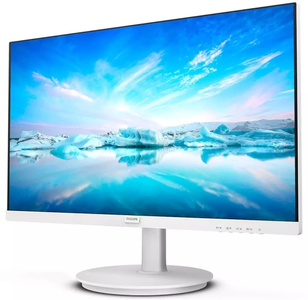 Монитор Philips 23.8" 241V8AW/01 IPS FHD бел HDMI VGA M/M 75Hz 250cd In