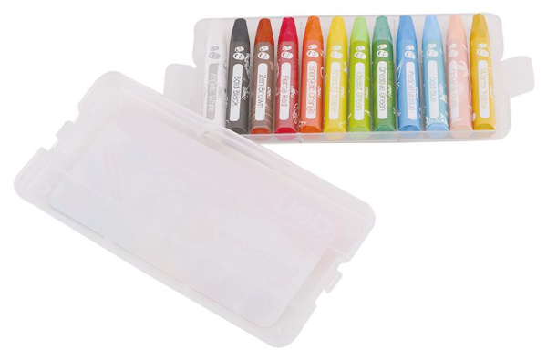 Масляная пастель Deli EC20104 Color Emotion шестигранные 12цв. пл.кор.