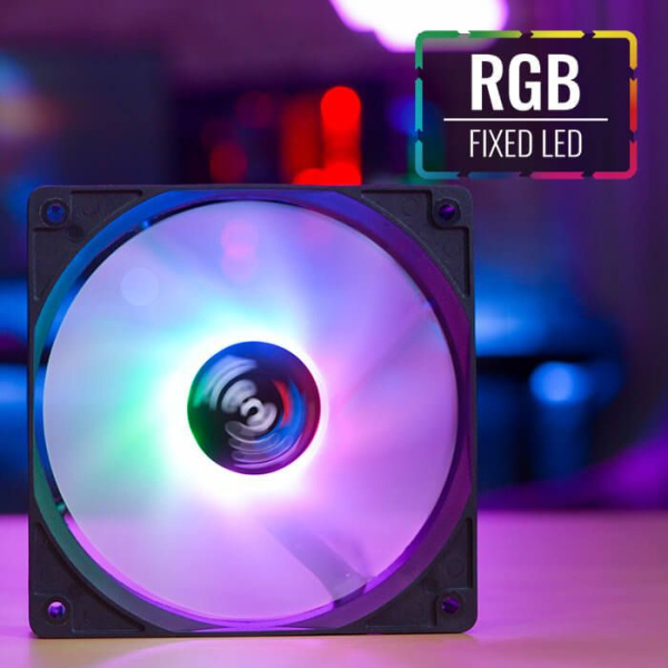 Вентилятор Aerocool Frost 12 120x120mm 3-pin 4-pin (Molex)24dB 160gr LED Ret