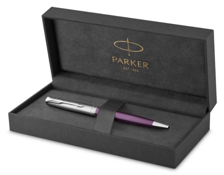 Ручка шариков. Parker Sonnet Essentials SB K545 (CW2169369) LaqViolet CT M черн. черн. подар.кор.