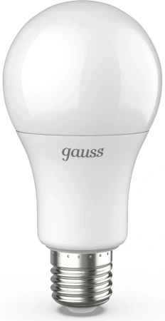 Лампа светодиодная Gauss A60 12Вт цок.:E27 груша 220B 4100K св.свеч.бел.нейт. A60 (упак.:1шт) (102502212)