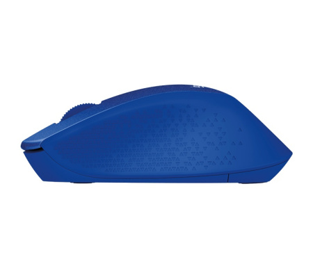 Мышь Logitech M330 Silent Plus синий оптическая (1000dpi) silent беспроводная USB (2but)