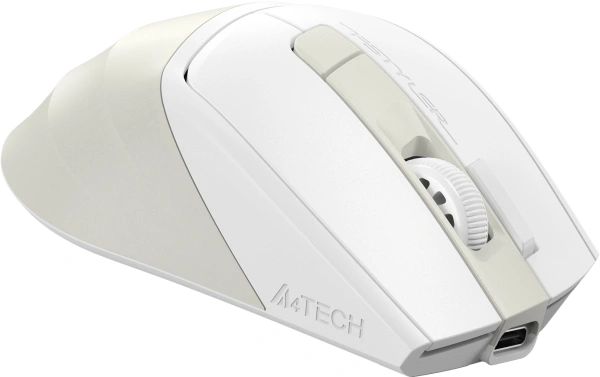 Мышь A4Tech Fstyler FG45CS Air2 бежевый оптическая (2000dpi) silent беспроводная USB для ноутбука (7